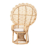 Modern European furniture - Modern Boho Peacock Accent Chair - www.oroa.com
