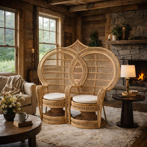  Modern European furniture - 2 Seater Rattan Peacock Chair - www.oroa.com | Oroa.com