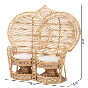   Modern European furniture - 2 Seater Rattan Peacock Chair - www.oroa.com | Oroa.com
