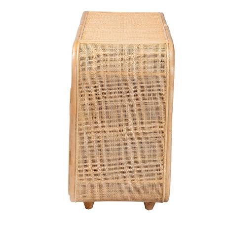 Modern European furniture - Handcrafted Rattan 3 Door Cabinet - www.oroa.com