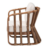 Modern European furniture - Woven Seagrass Accent Chair - www.oroa.com