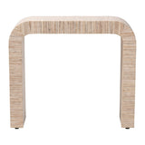 Modern European furniture - Woven Grasscloth Console Table - www.oroa.com