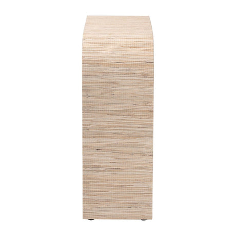 Modern European furniture - Woven Grasscloth Console Table - www.oroa.com