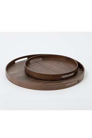 Wooden Round Tray | Wireworks Busboy | Oroa.com