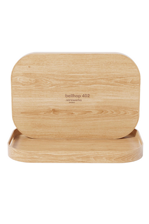 Matte Lacquered Rectangular Tray S | Wireworks Bellhop | Oroa.com