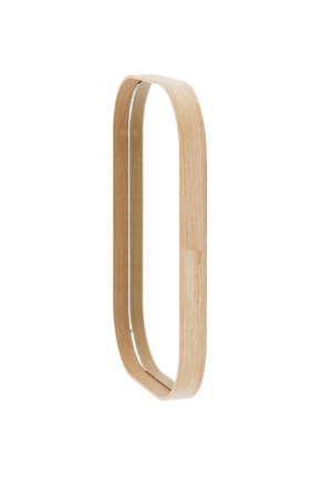 Natural Oak Rectangular Mirror | Wireworks Outlook | Oroa.com
