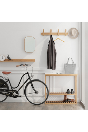 Natural Oak Rectangular Mirror | Wireworks Outlook | Oroa.com