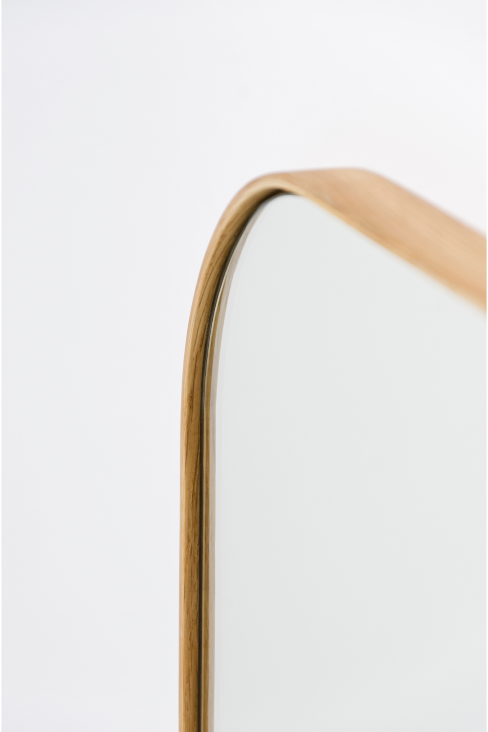 Oak Wooden Framed Full Length Wall Mirror | Wireworks Gaze | Oroa.com