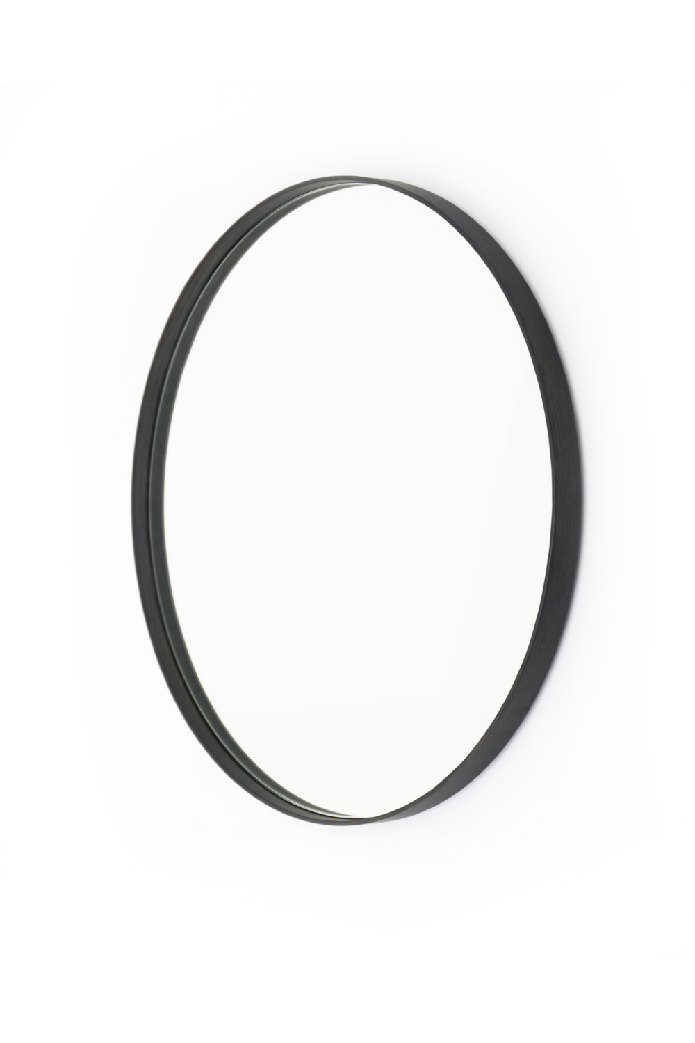 Oak Wooden Round Wall Mirror | Wireworks Glance 660 | Oroa.com