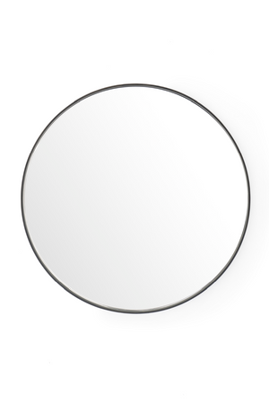 Oak Wooden Round Wall Mirror | Wireworks Glance 660 | Oroa.com