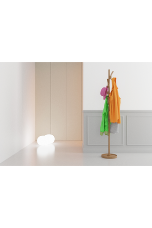 5-Hook Oak Coat Stand | Wireworks | Oroa.com