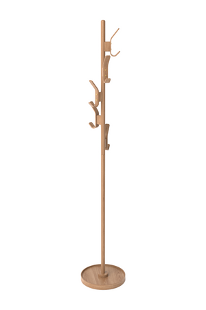 5-Hook Oak Coat Stand | Wireworks | Oroa.com