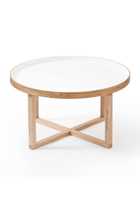 Wooden Round Coffee Table | Wireworks | Oroa.com