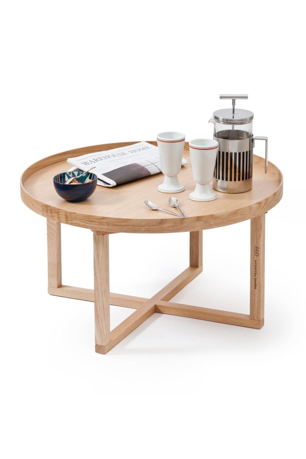 Wooden Round Coffee Table | Wireworks | Oroa.com