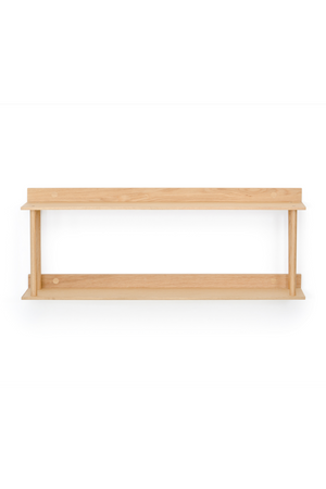 2 Level Wooden Wall Shelf | Wireworks Platform 2 | Oroa.com