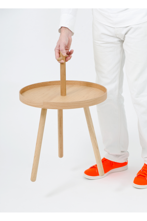 Wooden Portable End Table | Wireworks Pick Me Up | Oroa.com