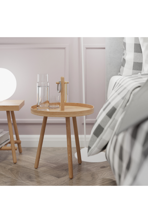 Wooden Portable End Table | Wireworks Pick Me Up | Oroa.com
