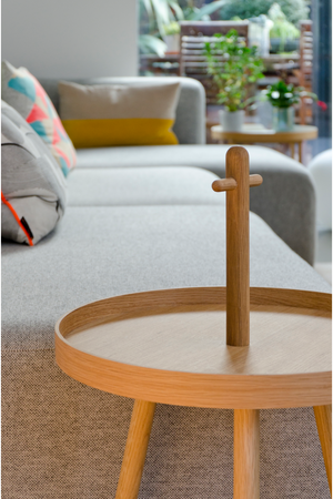 Wooden Portable End Table | Wireworks Pick Me Up | Oroa.com