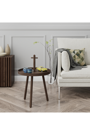 Wooden Portable End Table | Wireworks Pick Me Up | Oroa.com