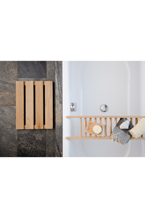 Oak Duckboard Bath Mat | Wireworks Apartment | Oroa.com