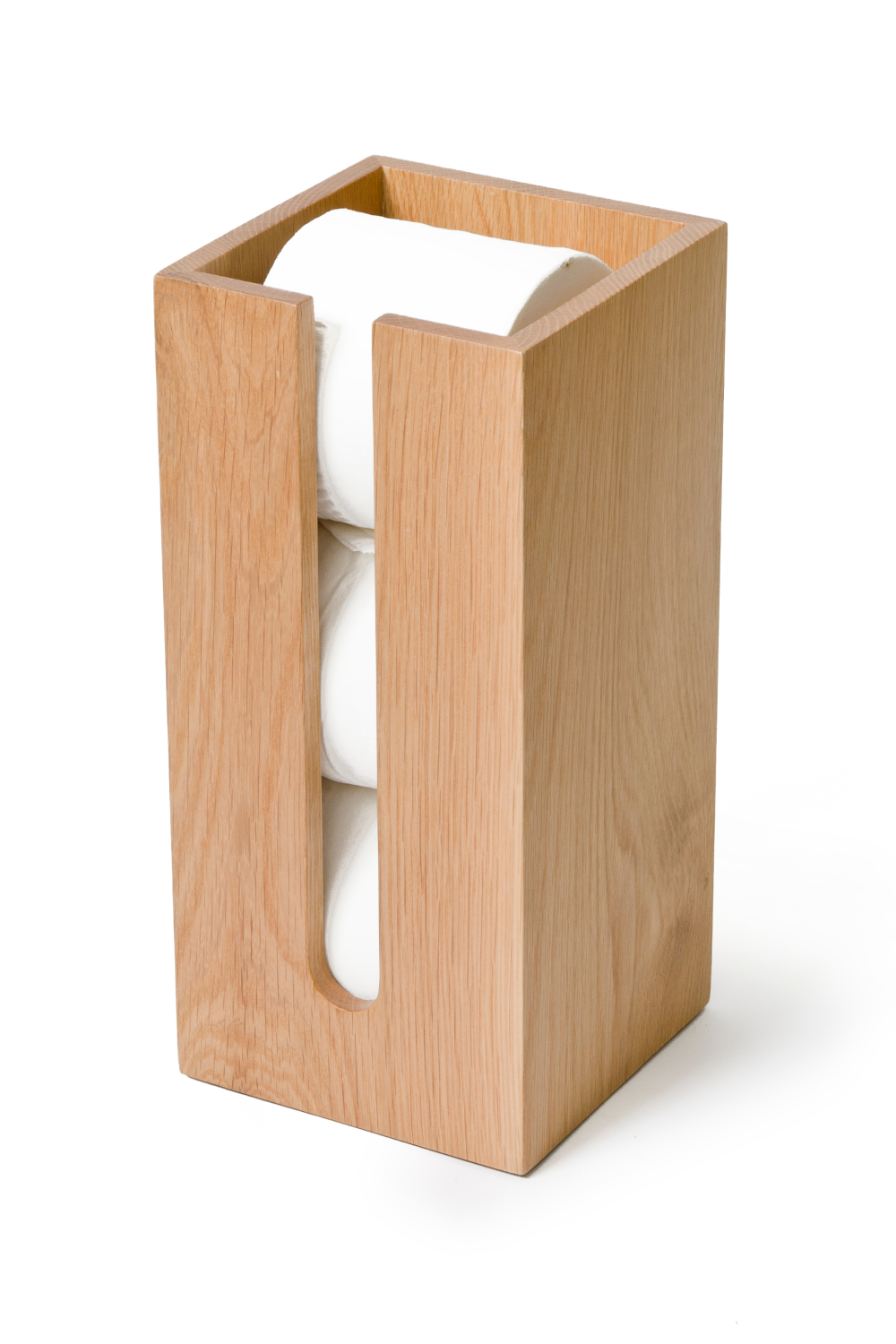 Oak Toilet Paper Storage Organizer | Wireworks Mezza | Oroa.com