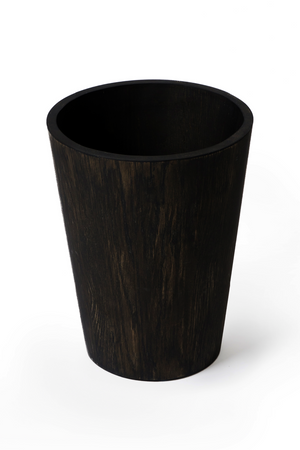 Round Oak Bathroom Bin | Wireworks Mezza | Oroa.com