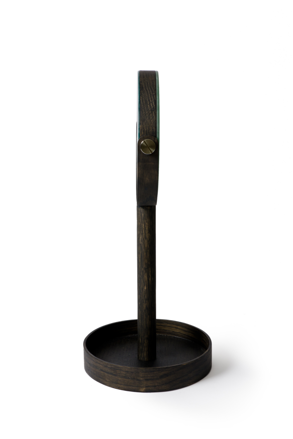 Oak Double Face Mirror with Storage Tray | Wireworks Close-up | Oroa.com