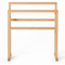Oak Standing Towel Holder - L | Wireworks Mezza Grande | Oroa.com