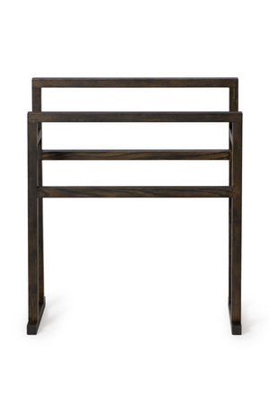Oak Standing Towel Holder L | Wireworks Mezza Grande