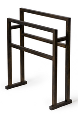 Oak Standing Towel Holder L | Wireworks Mezza Grande
