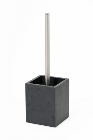 Oak Square Toilet Brush Holder Set | Wireworks Cosmos | Oroa.com