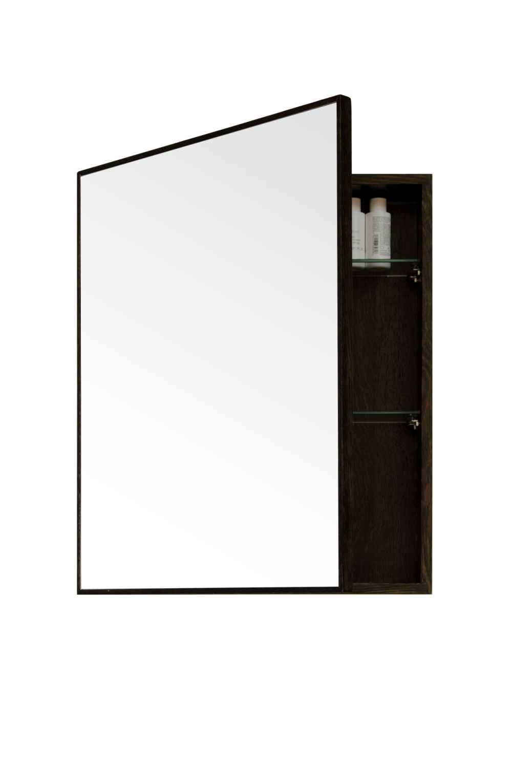 Oak Bathroom Cabinet with Mirror | Wireworks Slimline | Oroa.com