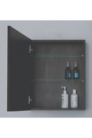 Oak Bathroom Cabinet with Mirror | Wireworks Slimline | Oroa.com
