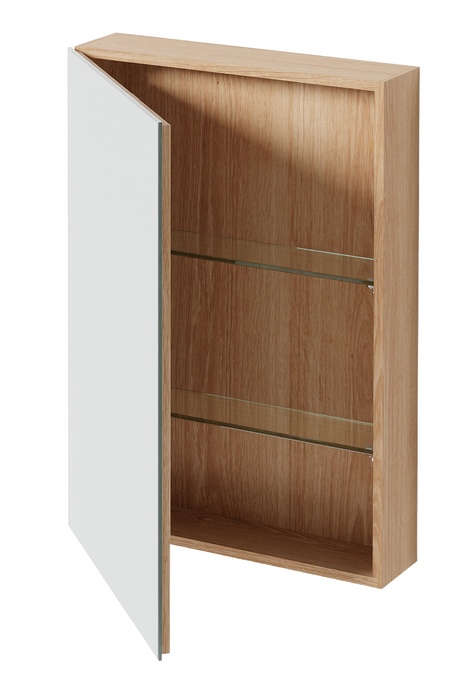 Wooden Bathroom Mirror Cabinet | Wireworks Magnifier | Oroa.com