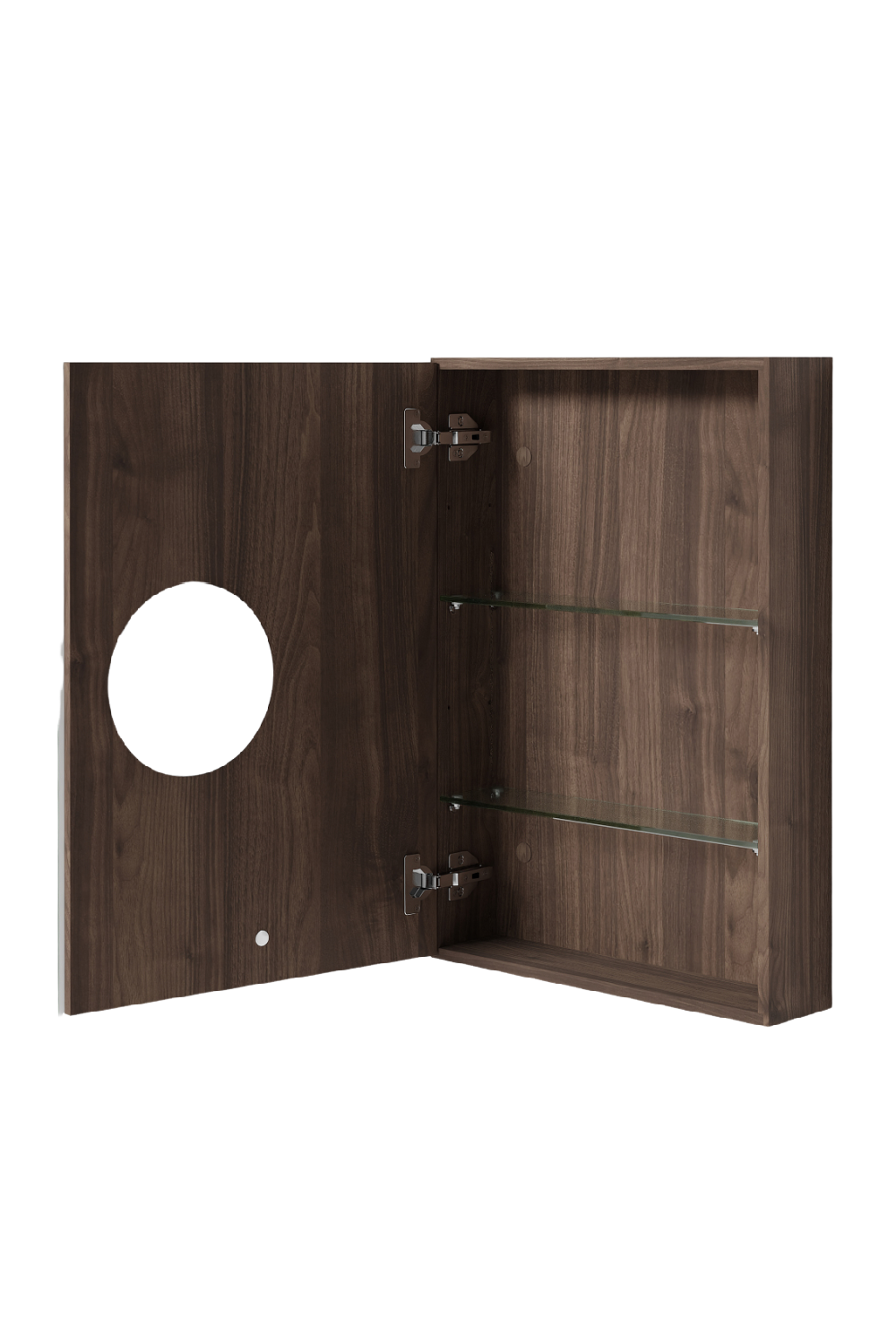Wooden Bathroom Mirror Cabinet | Wireworks Magnifier | Oroa.com