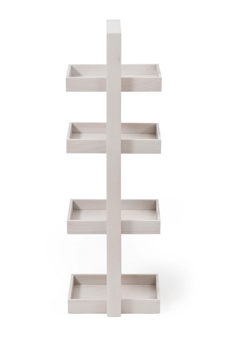 Oak 4 Tray Portable Storage Caddy | Wireworks Quattro | Oroa.com