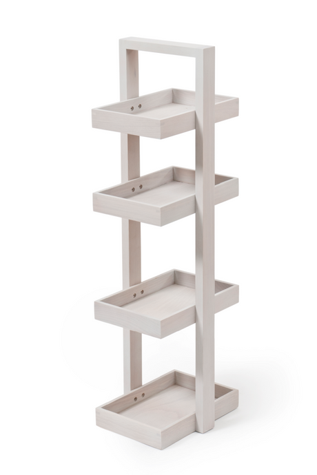 Oak 4 Tray Portable Storage Caddy | Wireworks Quattro | Oroa.com