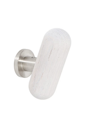 Contemporary Wooden Hook | Wireworks Yoku | Oroa.com