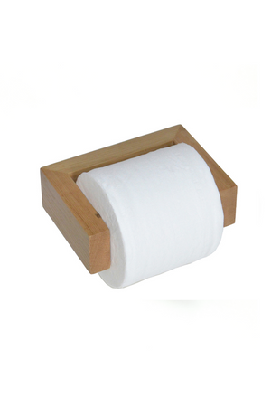 Oak Wall Toilet Roll Holder | Wireworks | Oroa.com