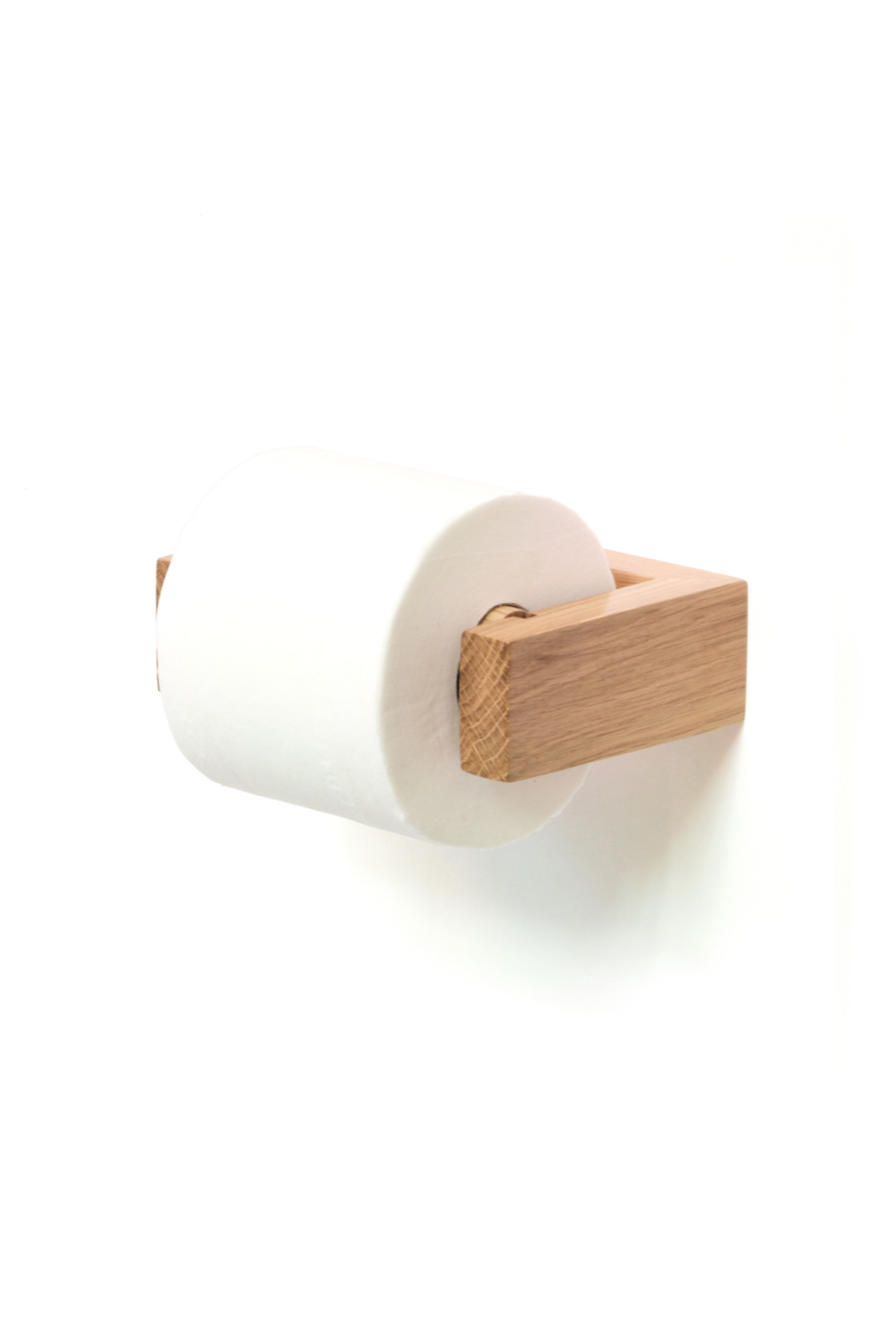 Oak Wall Toilet Roll Holder | Wireworks | Oroa.com