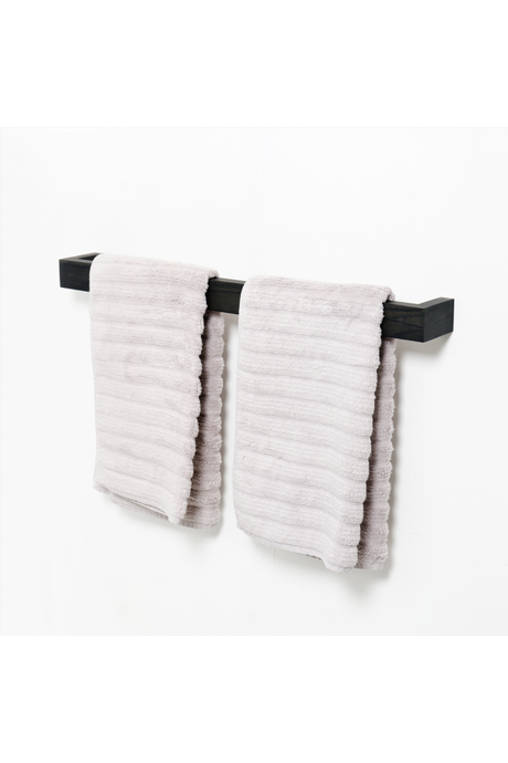 Oak Bathroom Towel Bar - 28” | Wireworks