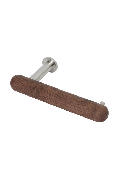Walnut Toilet Roll Holder | Wireworks Yoku | Oroa.com