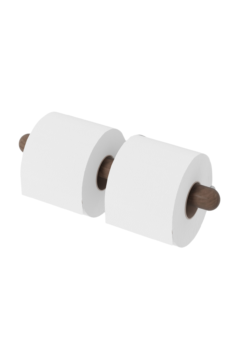 Walnut Toilet Roll Holder | Wireworks Yoku | Oroa.com