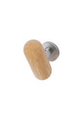 Contemporary Wooden Hook | Wireworks Yoku | Oroa.com
