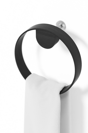 Wooden Ring Towel Holder | Wireworks Yoku | Oroa.com