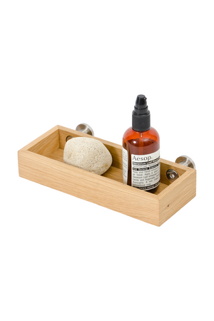 Rectangular Wooden Tray Shelf | Wireworks Yoku | Oroa.com