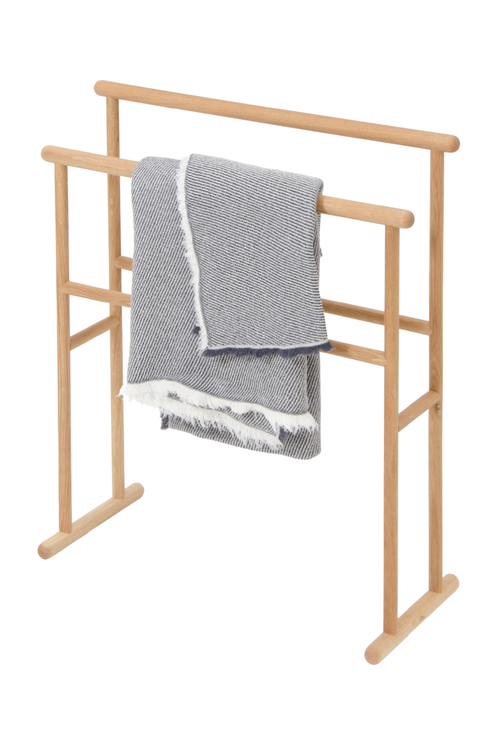 Wooden Freestanding Towel Rail | Wireworks Yoku | Oroa.com