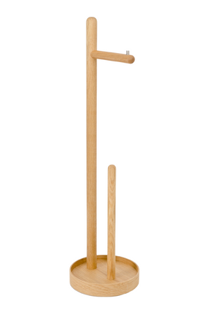 Wooden Minimalist Roll Holder | Wireworks Yoku | Oroa.com