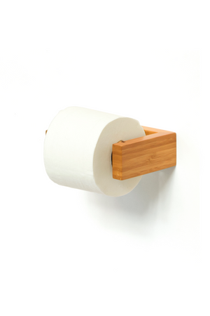Bamboo Wall Toilet Roll Holder | Wireworks | Oroa.com