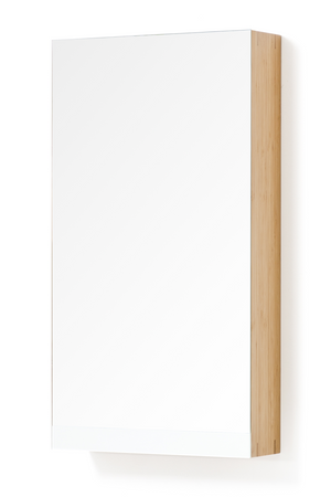 Bamboo Bathroom Cabinet with Mirror | Wireworks Arena | Oroa.com